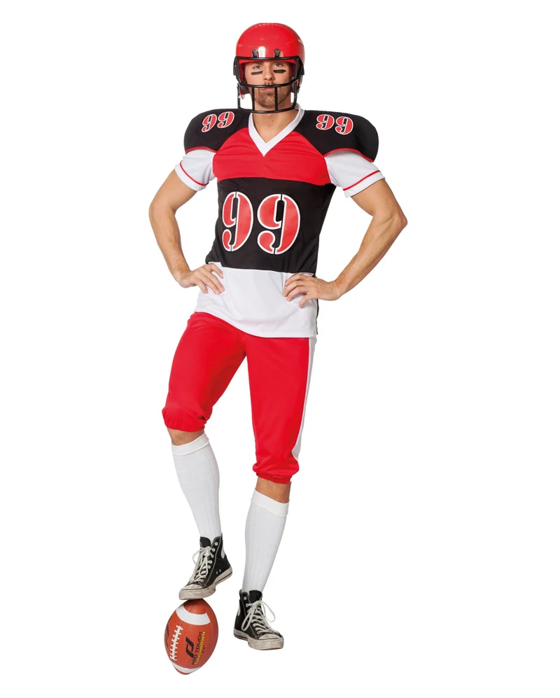 Herrenkostüm Football Spieler