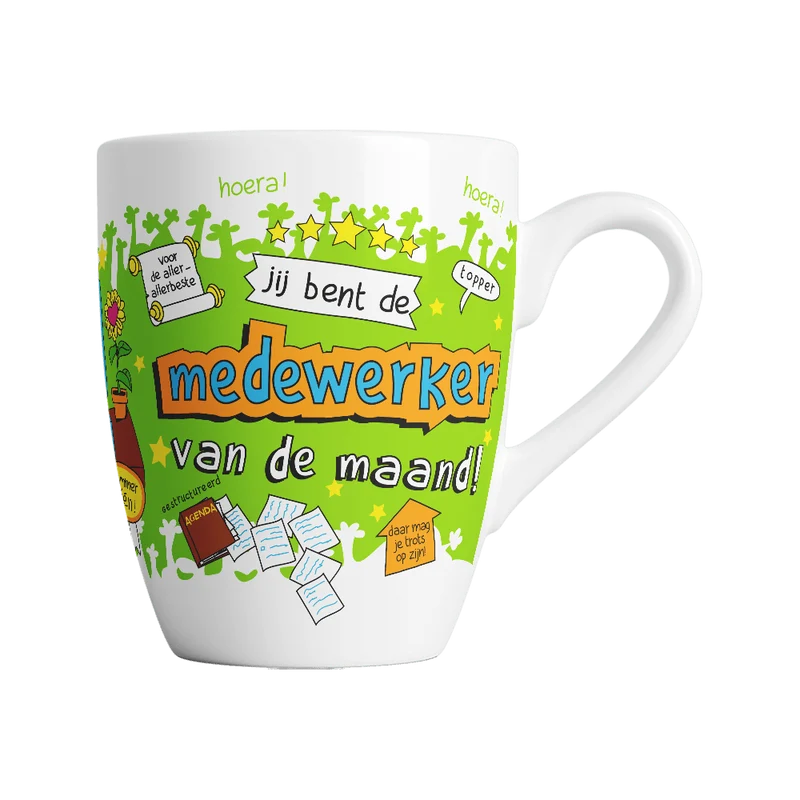 Mitarbeiter des Monats Becher Grün