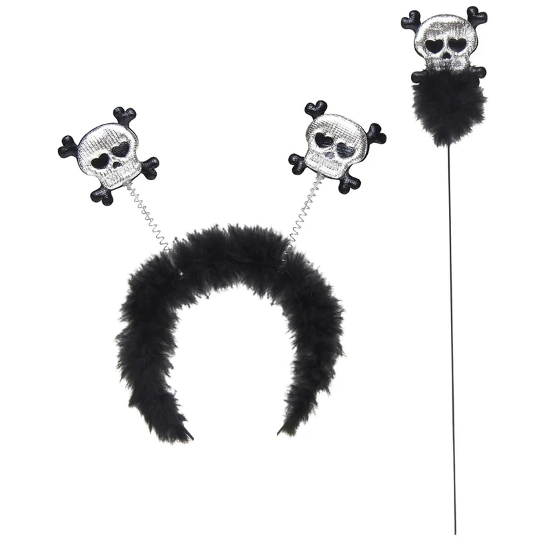 Halloween Haarband Totenkopf