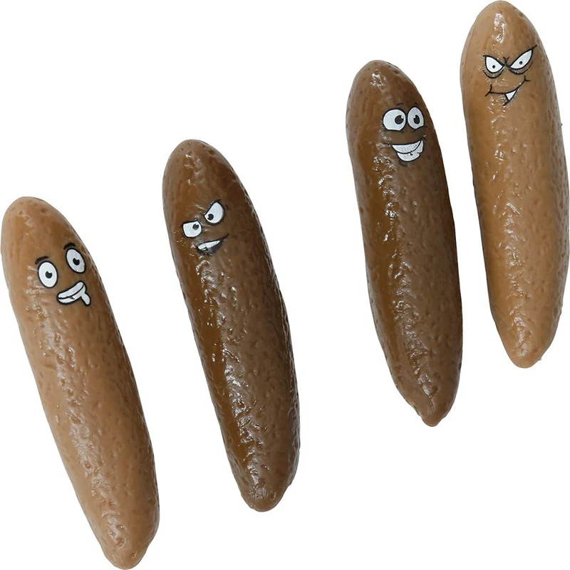 Brauner falscher Kackwurst 4 Stk