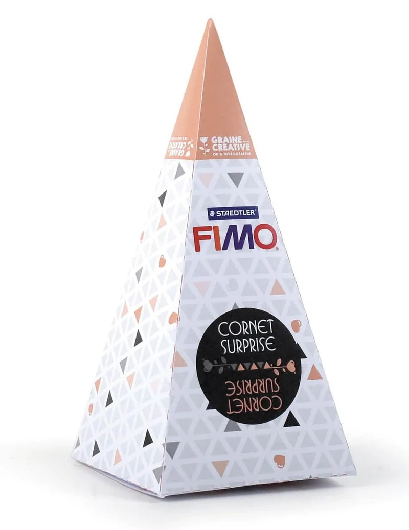 Orange Fimo Einhorn Überraschungstüte 17 x 7 cm Modellier-Set