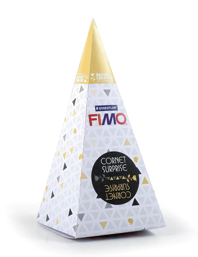 Gelbe Fimo® Quallen-Überraschungstüte 17 x 7 cm Bastelset Magnete