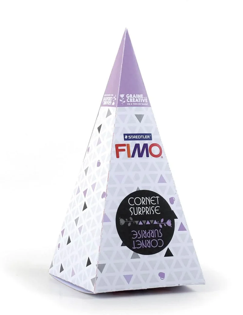 Überraschungstüte violett FIMO® Mond 17 x 7 cm Modellage-Set
