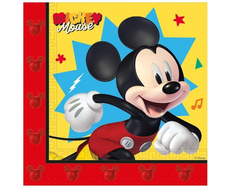 Mickey Mouse Servietten Jump Into Fun 33cm 20 Stk