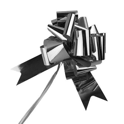 Silberne Zugschleife 25cm