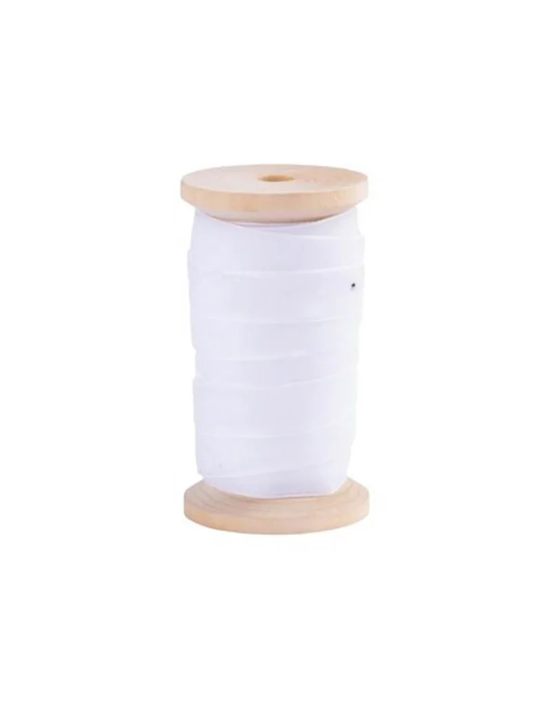 Weißes Samtband 13 mm x 5 m für Party-Dekoration