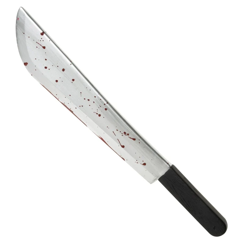 Halloween Fake-Messer mit Blut 54cm