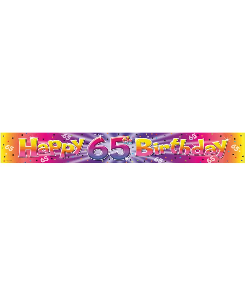 Folien-Banner 65. Geburtstag