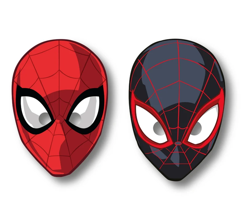 Spiderman Masken Welt der Netze 6 Stk