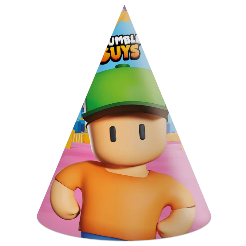 Stumble Guys Party Hats 6pcs