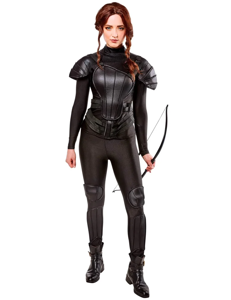 Katniss Rebel The Hunger Games™ Luxus-Kostüm für Damen