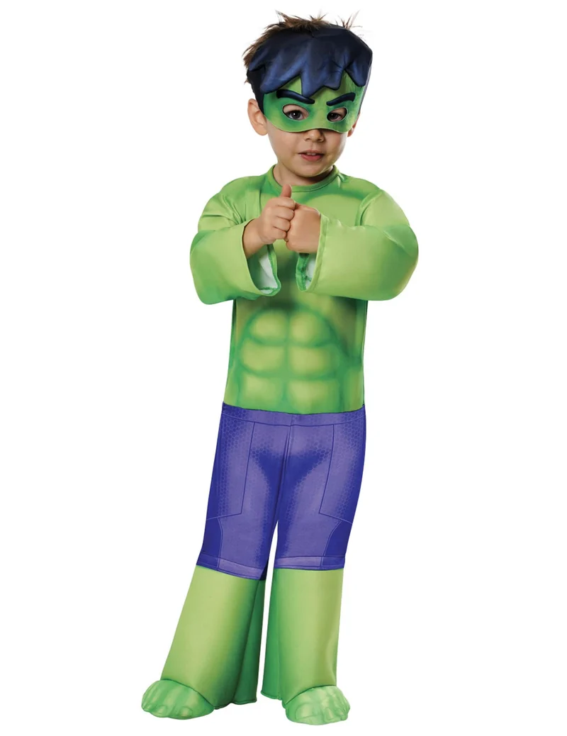 Hulk-Kostüm Spidey and Friends™ für Kinder