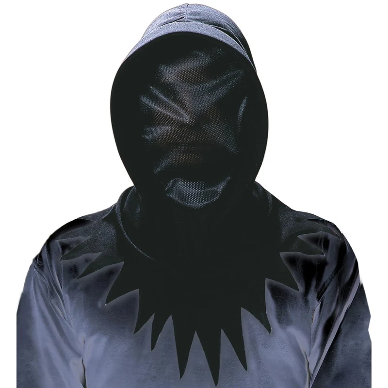 Halloween Maske Schwarz Unsichtbar