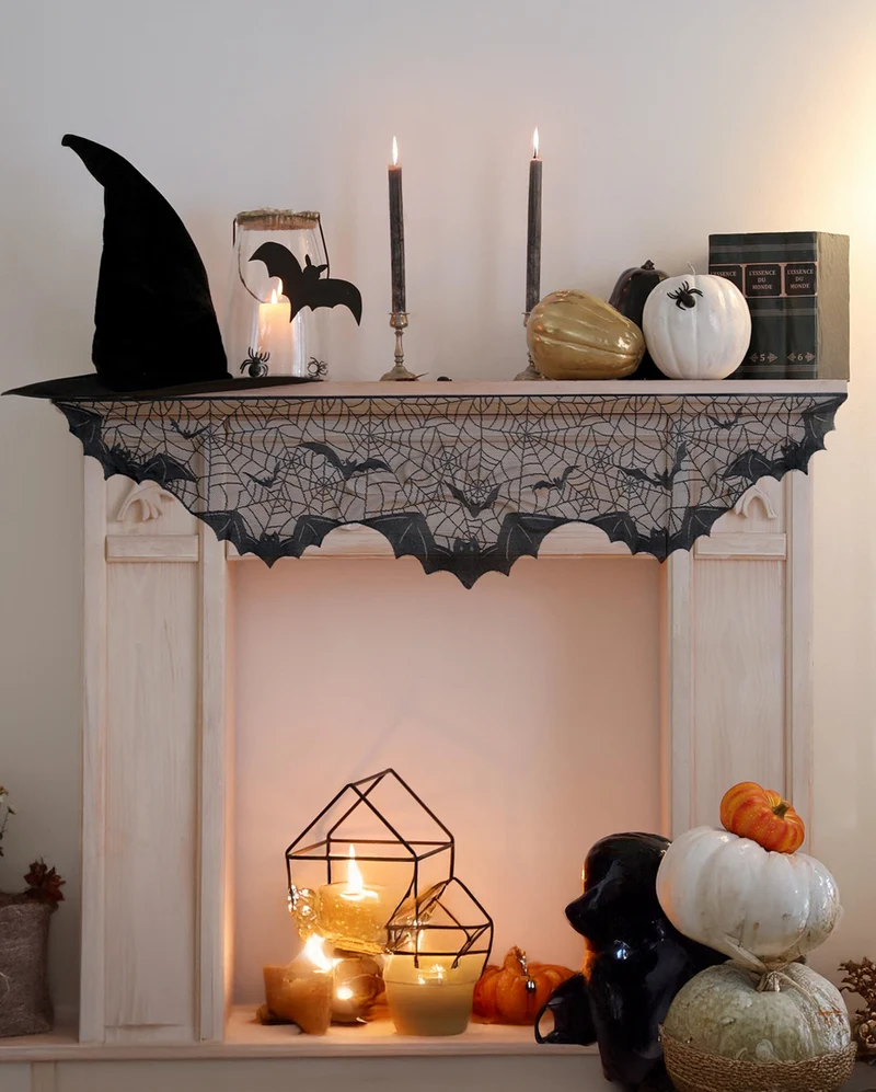 Fledermaus Dekoschal für Fensterbank