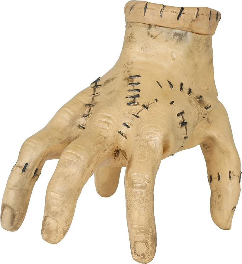 Halloween Fake Hand beweglich mit Sound 15cm