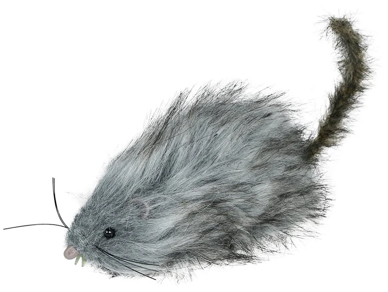 Graue künstliche Ratte 16cm