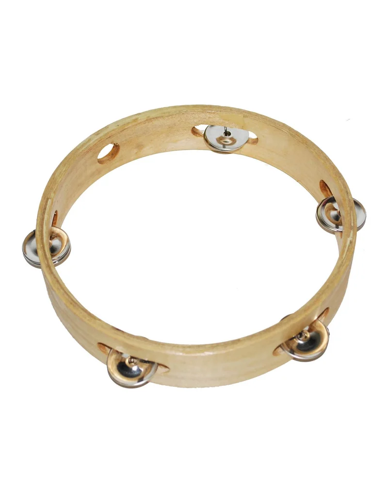 Tamburin mit Schellen 22 cm