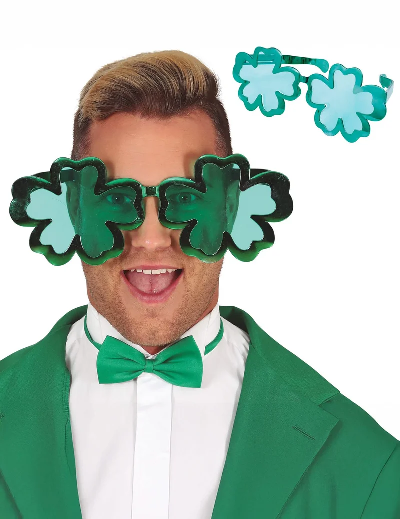 Riesige Kleeblatt-Brille St. Patrick für Erwachsene