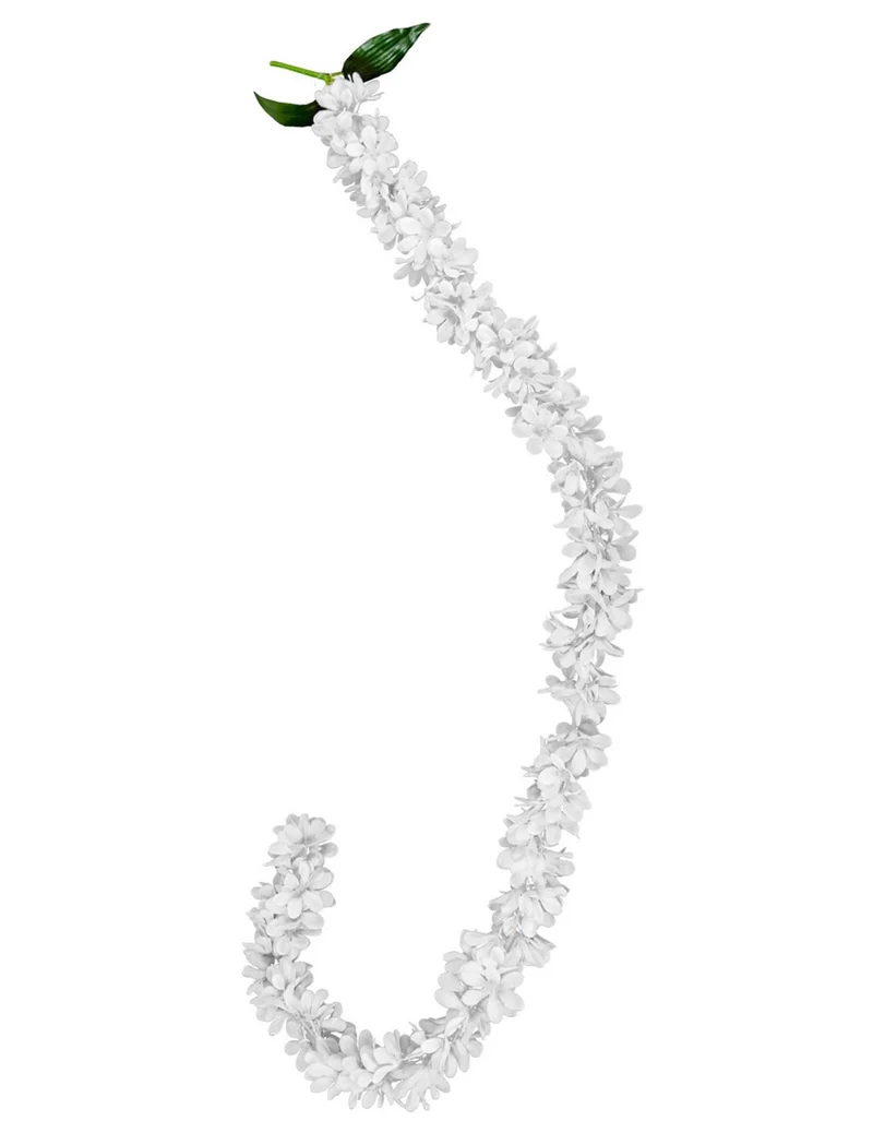 Weiße Orchideenblumengirlande 168 cm für Hochzeit