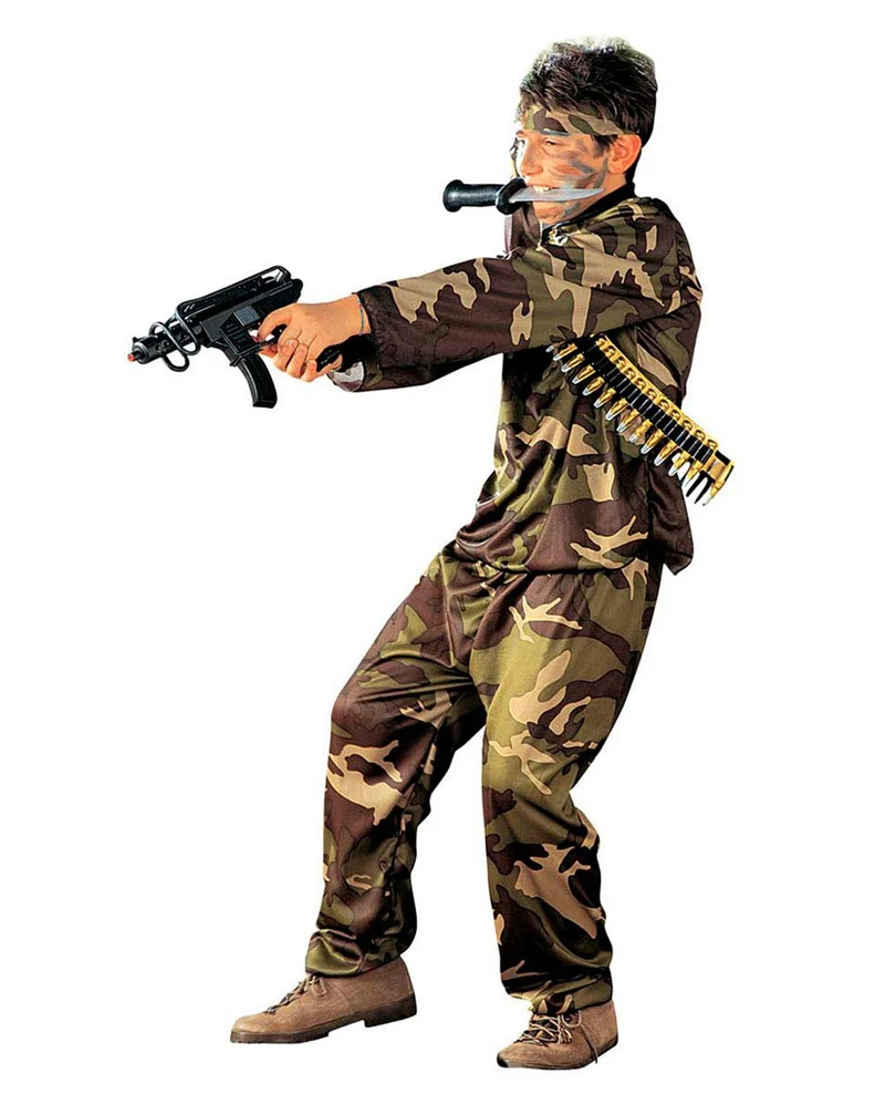 Soldat Uniform Kostüm für Kinder