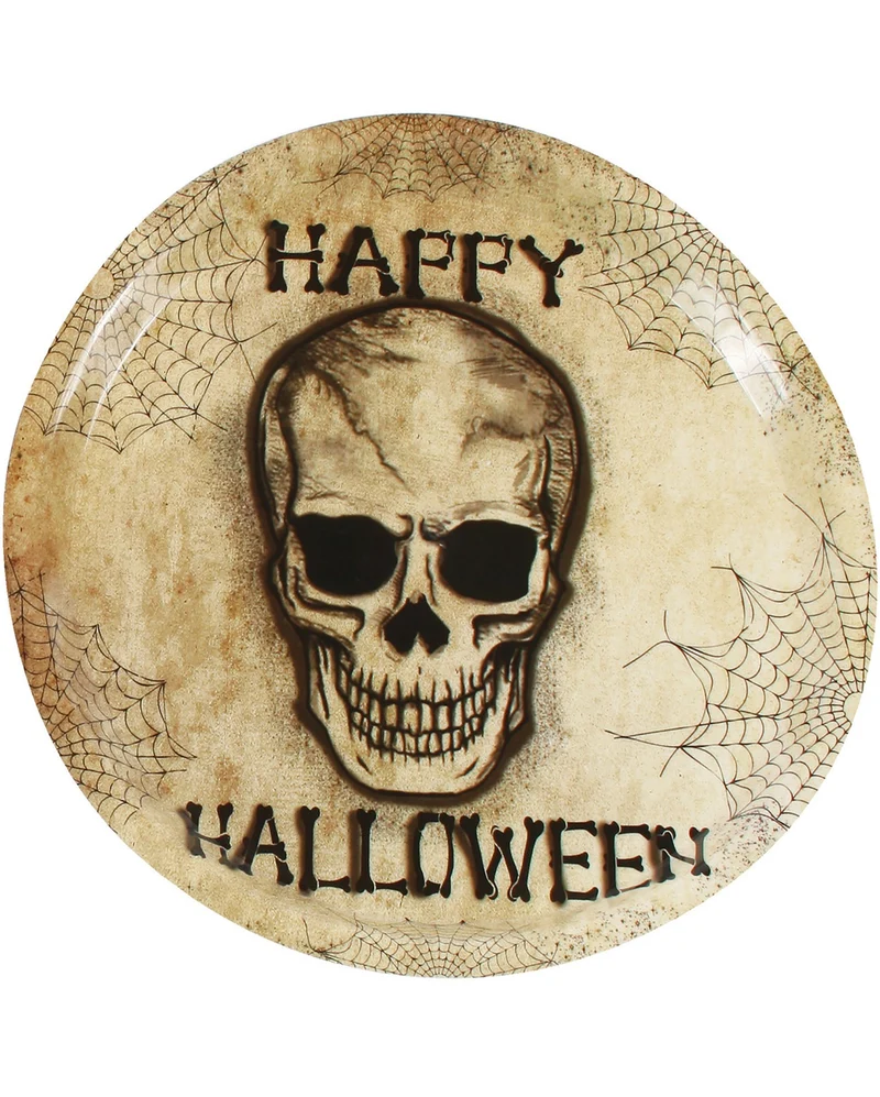 Happy Halloween Kunststoff Teller
