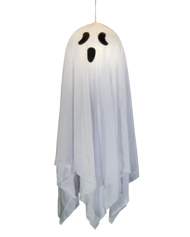 Gespenst Hängefigur mit LED 60cm