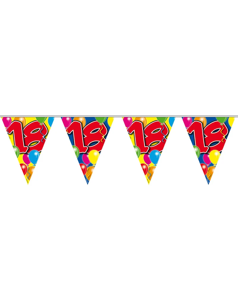 Geburtstagsgirlande Ballon 18 Jahre