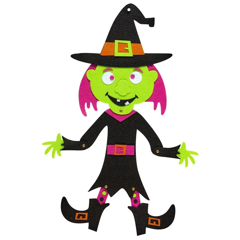 Halloween Türschild Hexe 53cm