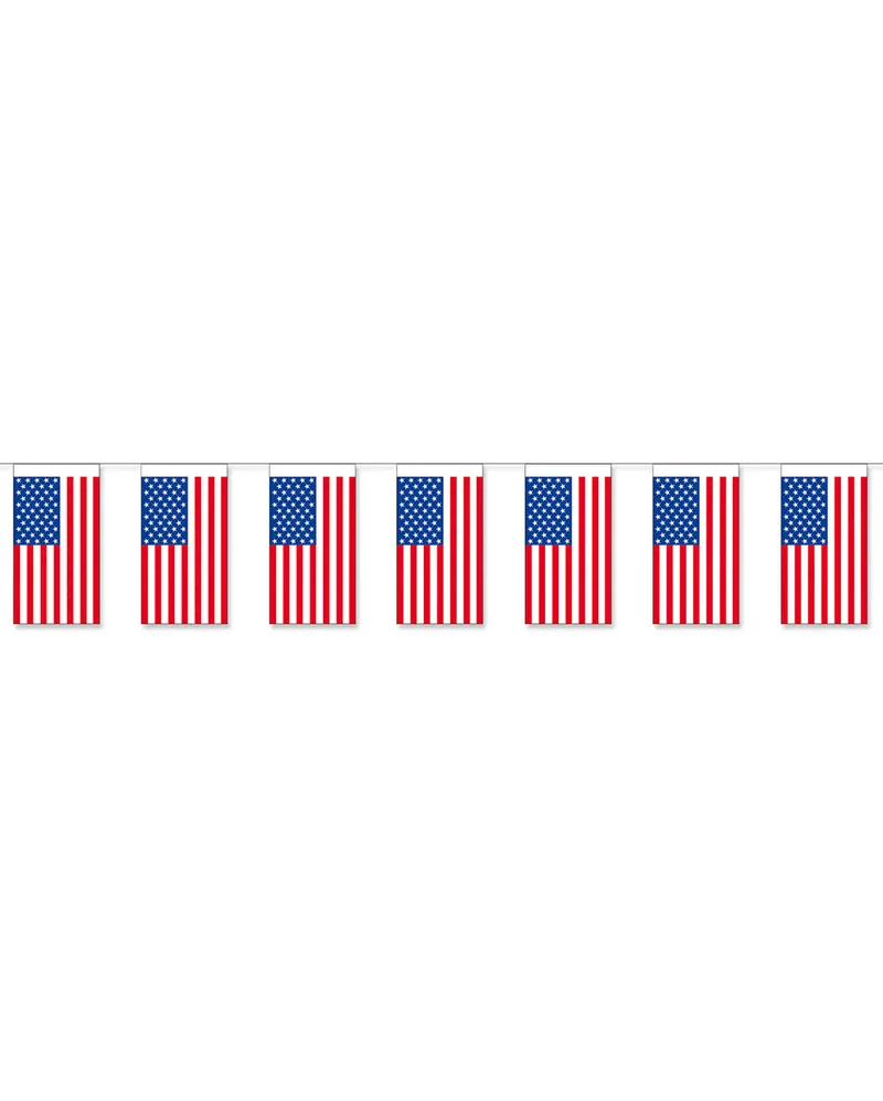 USA Papier-Fahnenkette