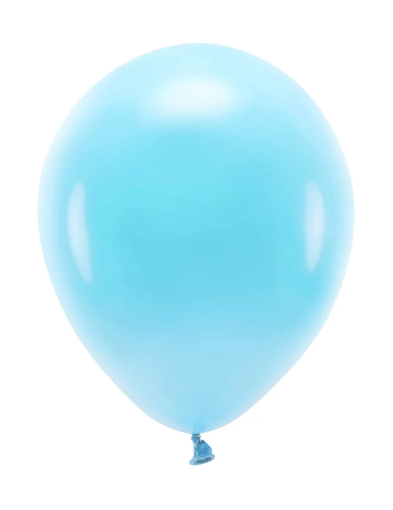 100 hellblaue Latexballons 26 cm aus Naturkautschuk