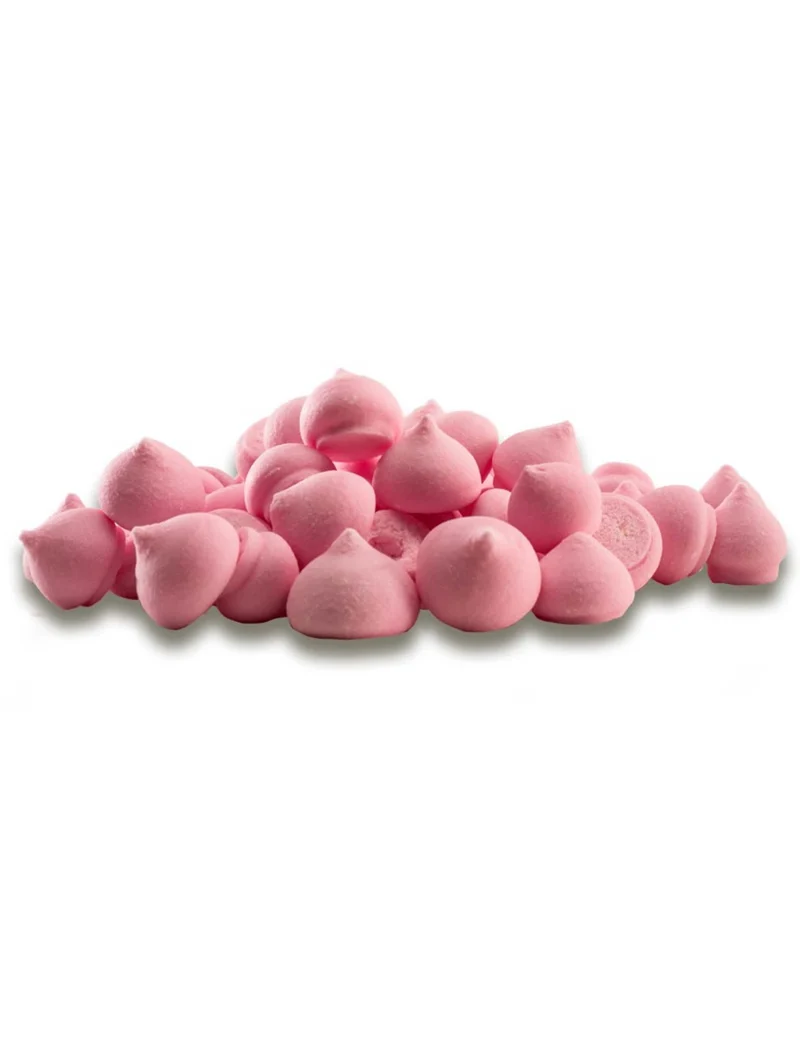 Kleine rosa Zuckerbaiser 90 g Kuchendekoration