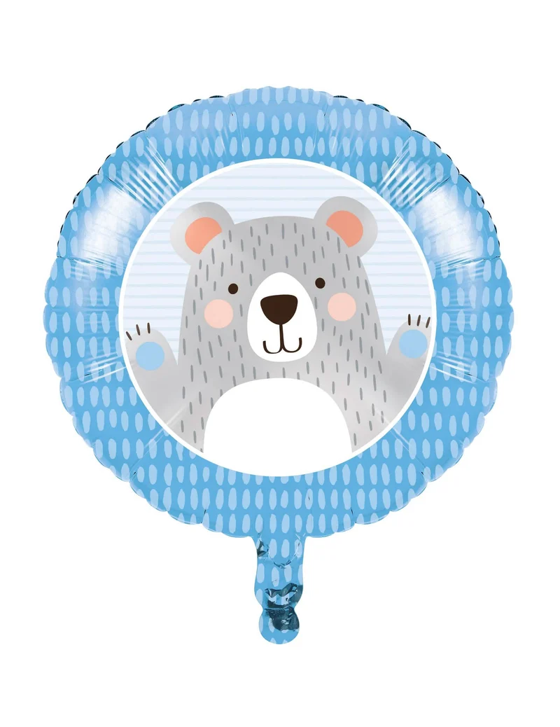 Grau Bär Folienballon 45,7 cm für Babyparty