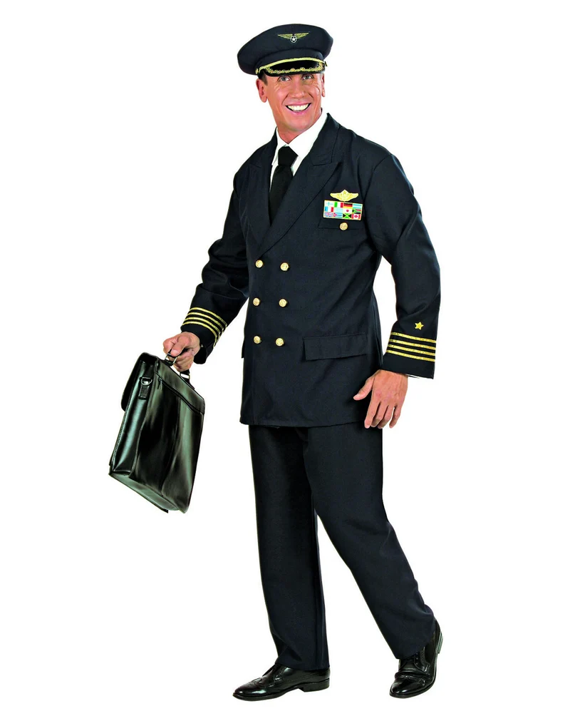 Piloten Uniform Kostüm
