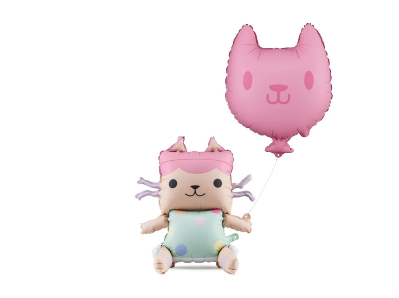 Gabby's Dollhouse Helium Ballon Baby Box & Katze leer 35cm