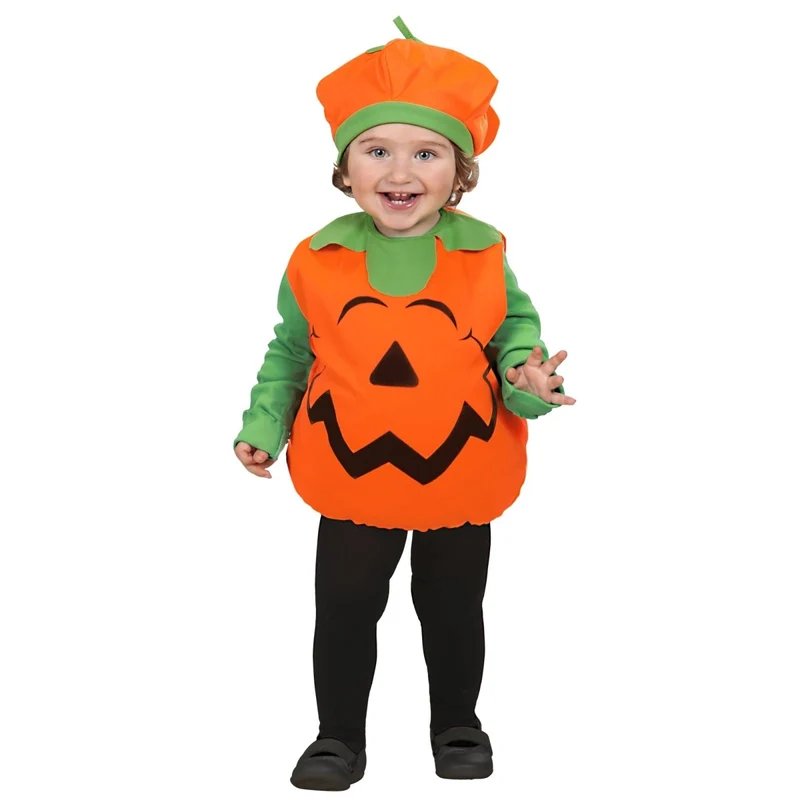 Halloween Kostüm Grüner Baby Kürbis
