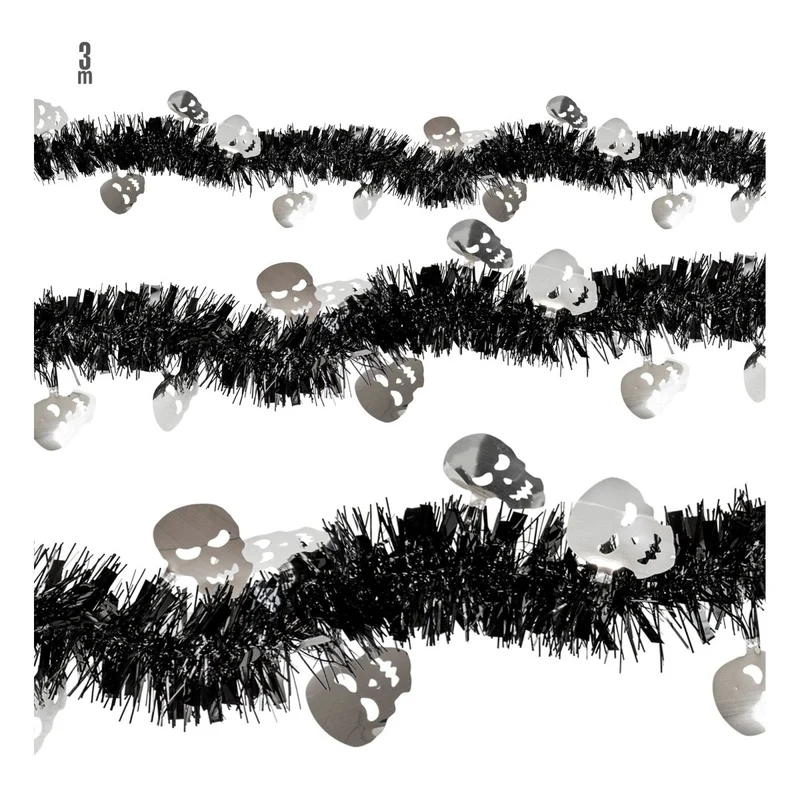Halloween Girlande Totenkopf 3m