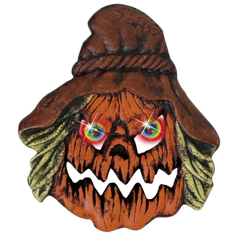 Halloween Türschild Vogelscheuche mit Licht