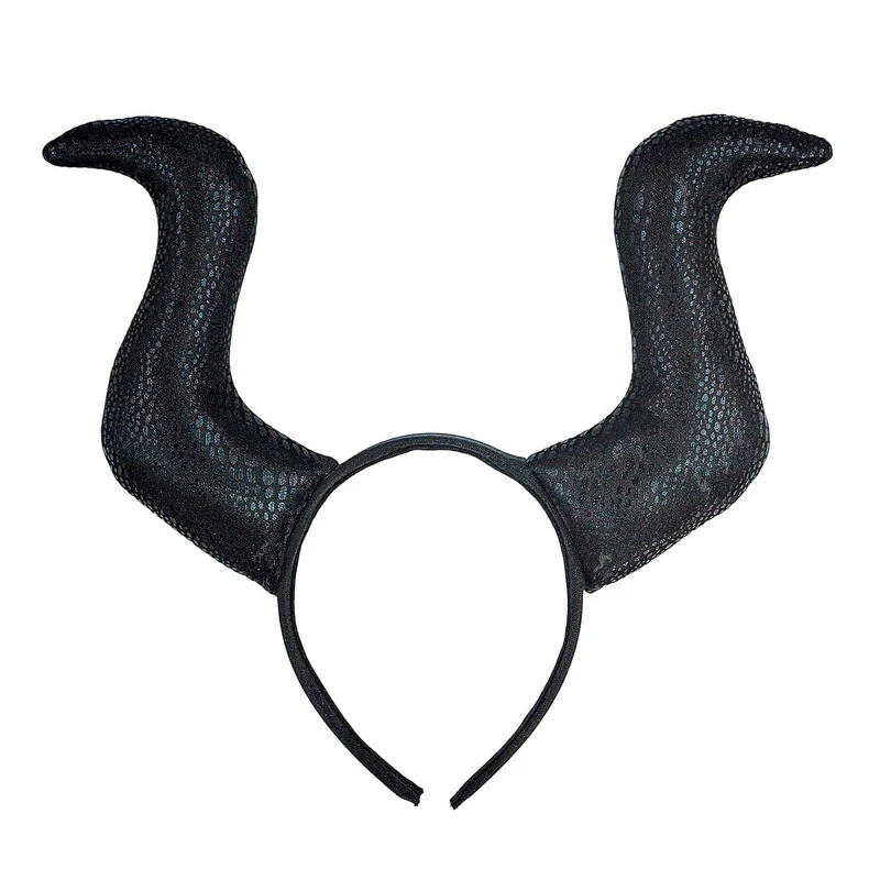 Halloween Haarband Malevizia mit Horn