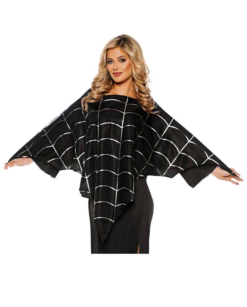 Spinnennetz Poncho