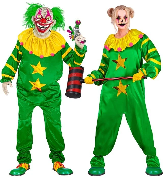 Halloween Kostüm Grüner Clown