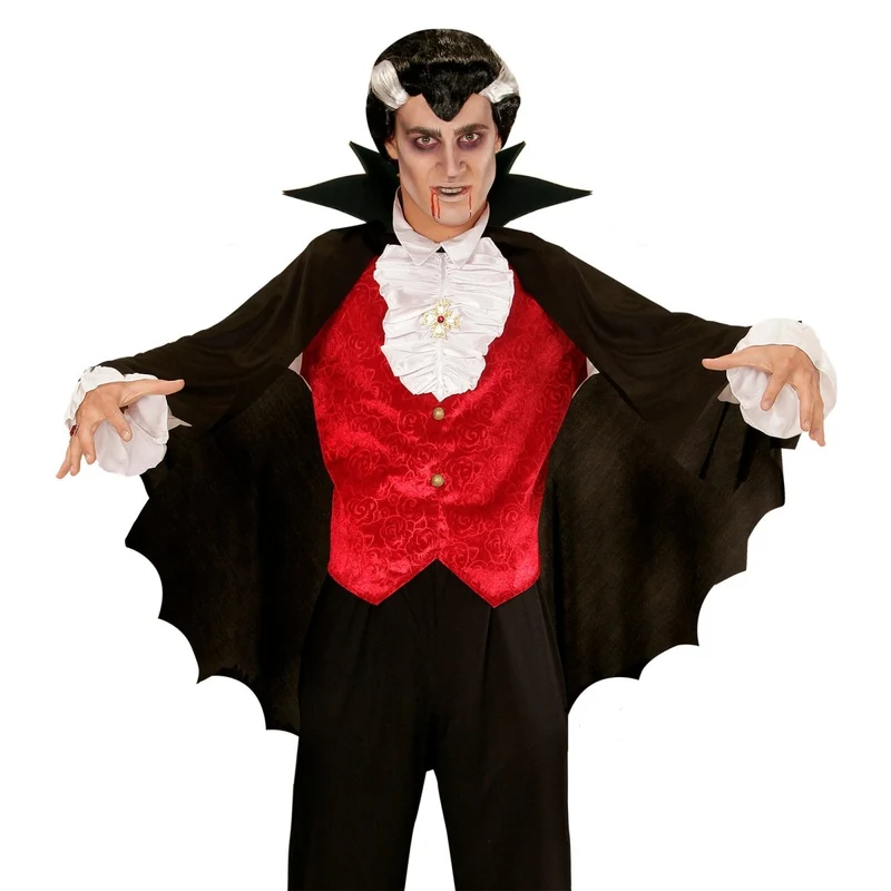 Halloween Cape Schwarzer Kragen