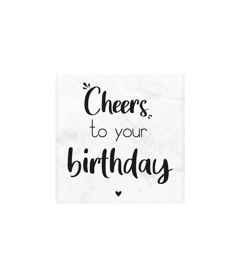 Alles Gute zum Geburtstag Untersetzer 10cm