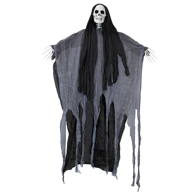 Halloween Puppe Schwarzer Geist 1,53m