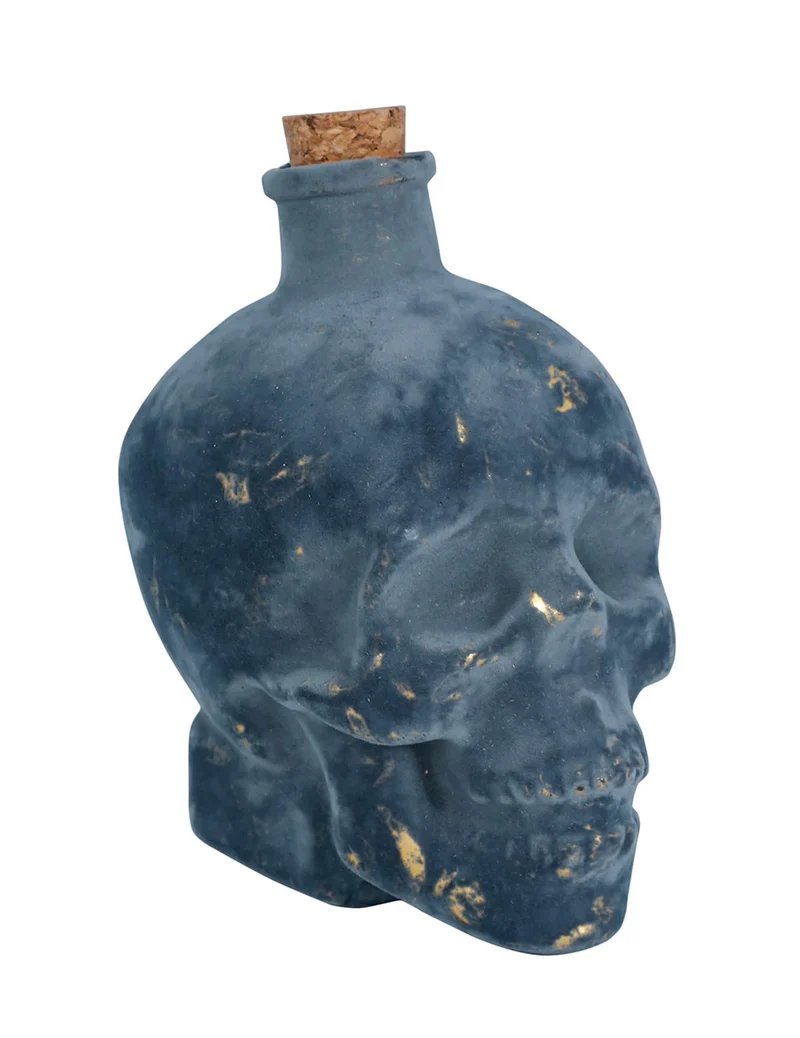 Totenkopfflasche 13 cm
