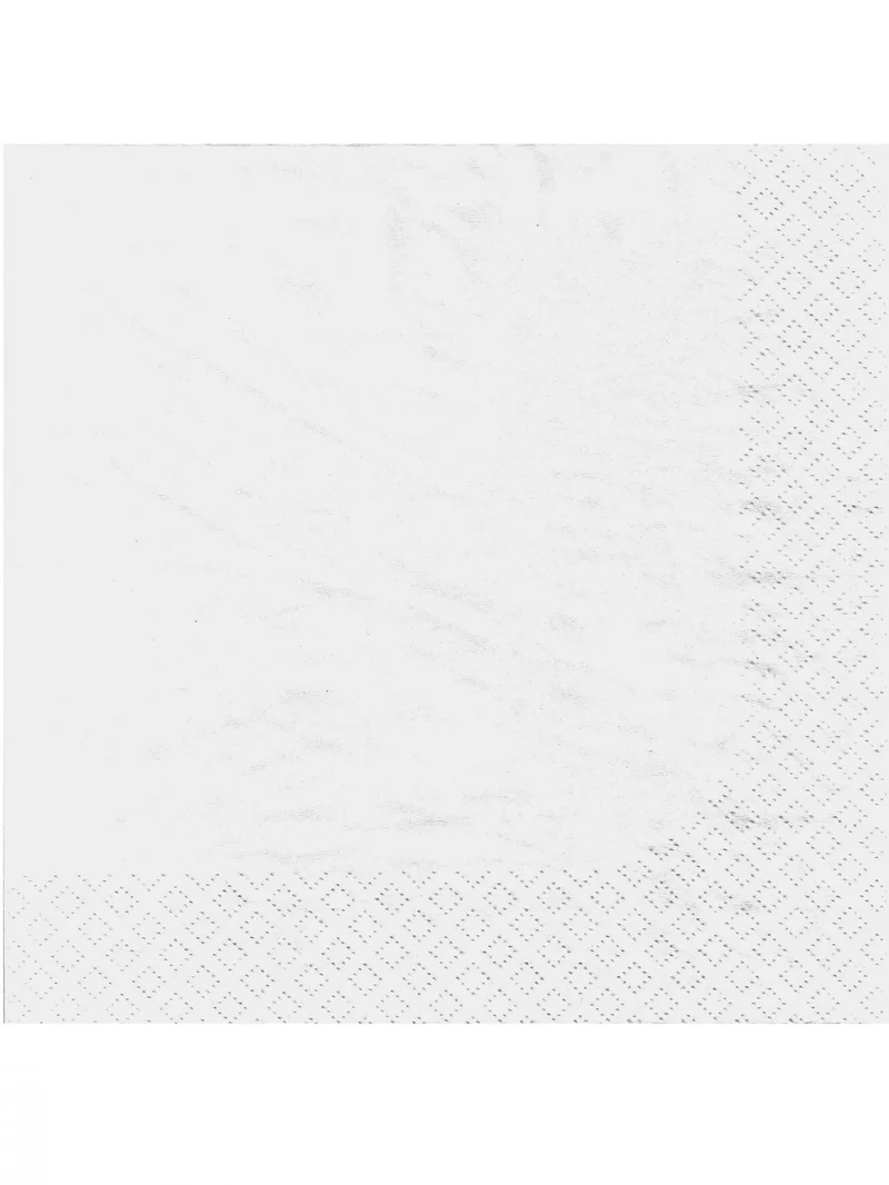 50 weiße Papierservietten 38 x 38 cm