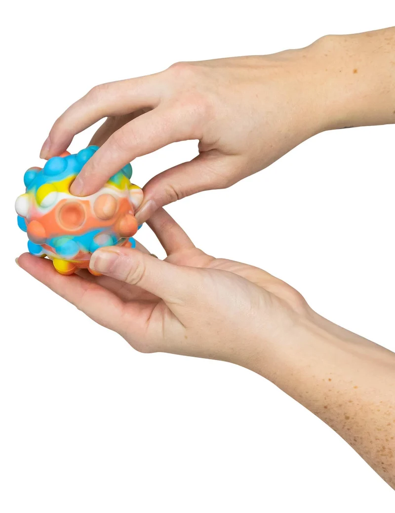 Anti-Stress Push Popper Ball