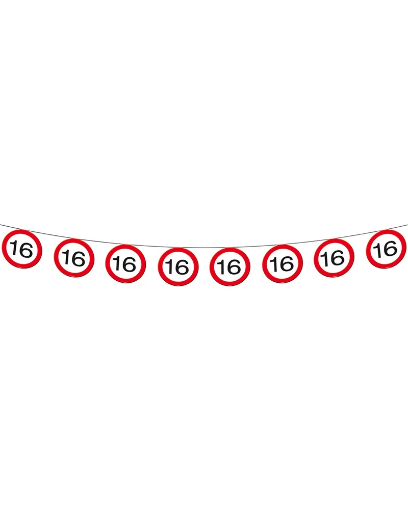 Verkehrsschild 16 Wimpelkette