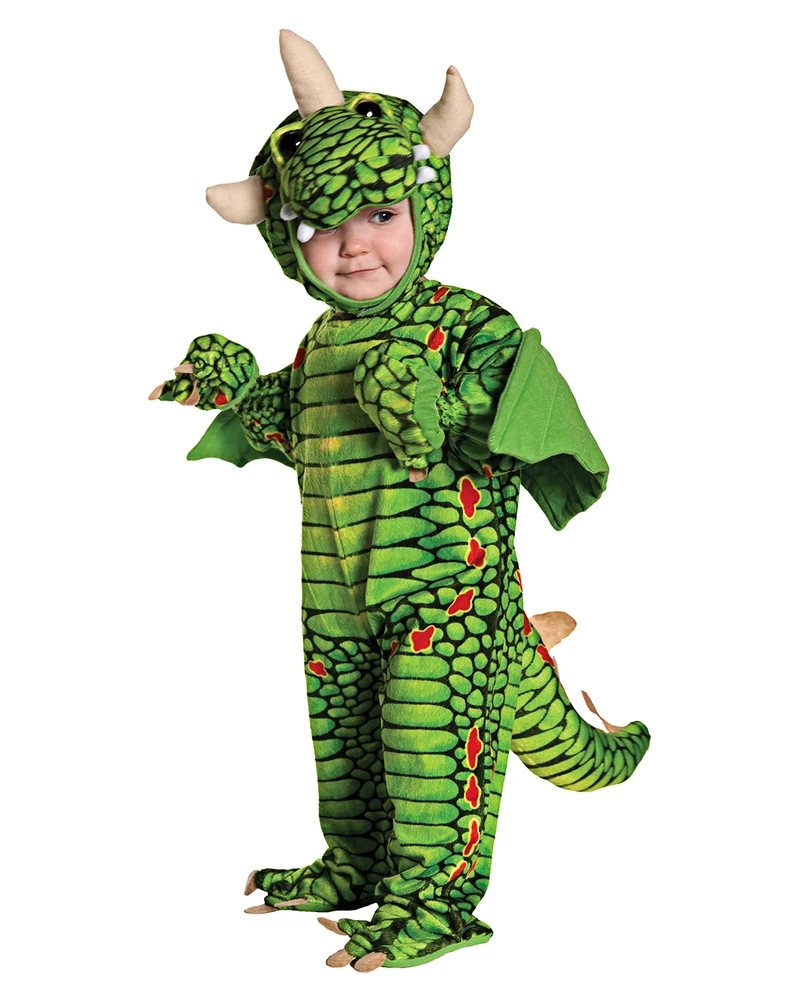 Feuerdrache Kleinkinderkostüm