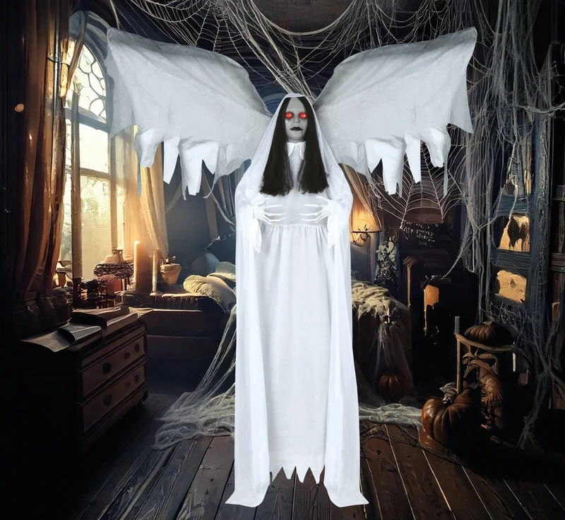Halloween-Puppe mit Licht, Geräuschen und Bewegung 1,7 m