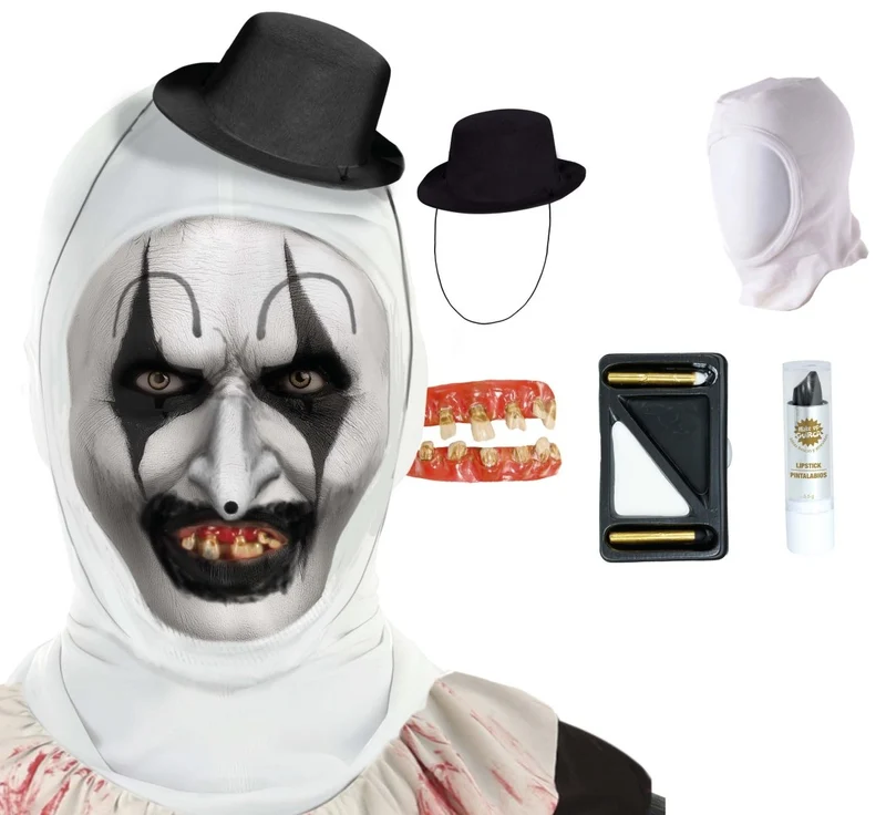 Clown Make-up Set Horror 5 Stück